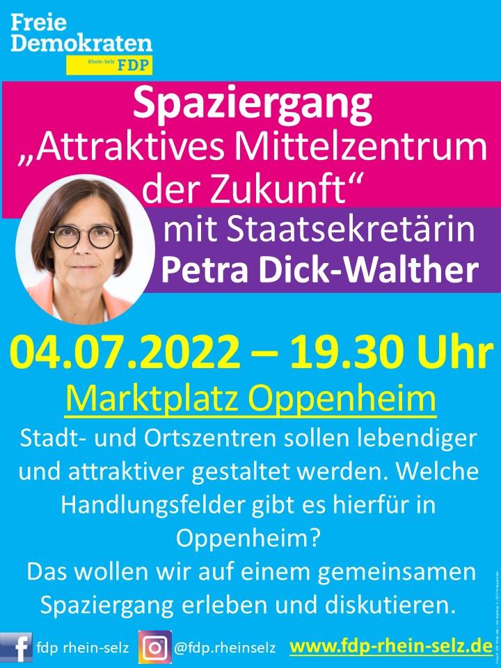 FDP: Attraktive Innenstädte - Marktplatz Oppenheim
